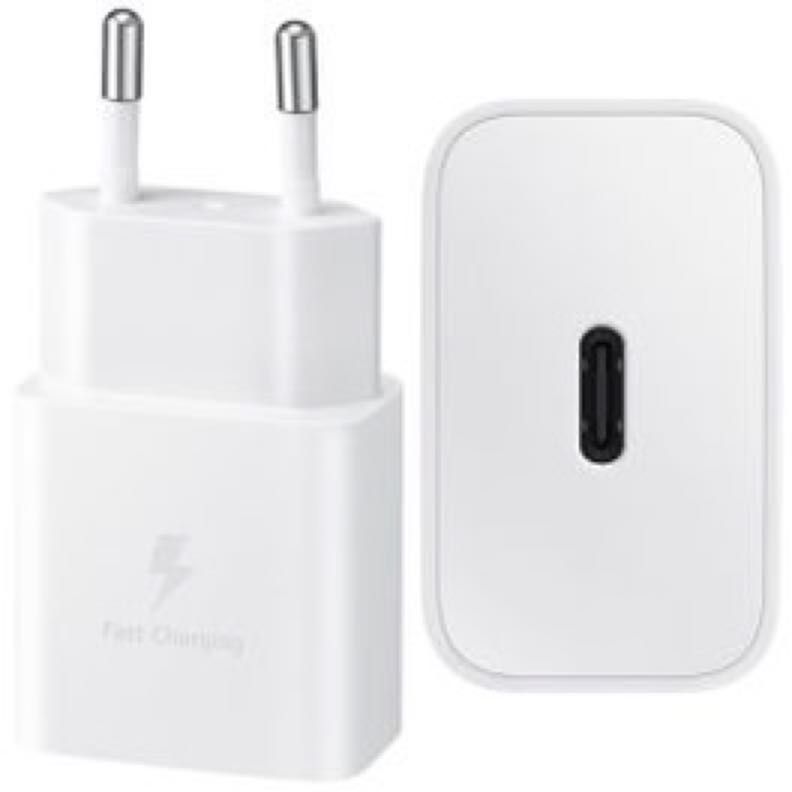 Adaptador de carga Samsung 15W Type-C, blanco