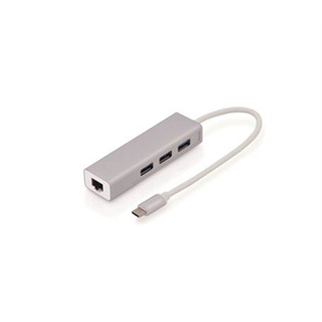 Uniformatic Giga+3 Type-C to RJ45 + 3x USB 3.0 Adapter