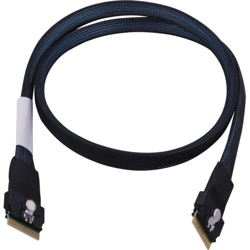Câble Microchip Technology SlimSAS 0,8 m Noir
