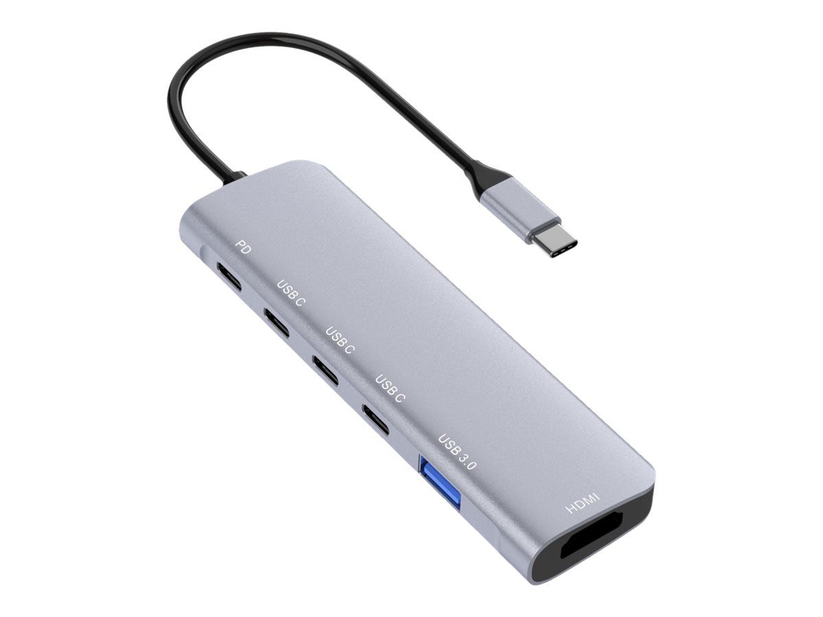 Estación de carga DLH con USB-C y HDMI