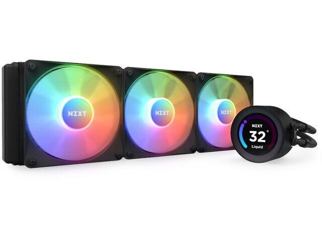 NZXT Kraken Elite 360 RGB All-in-One Liquid Cooler - Black