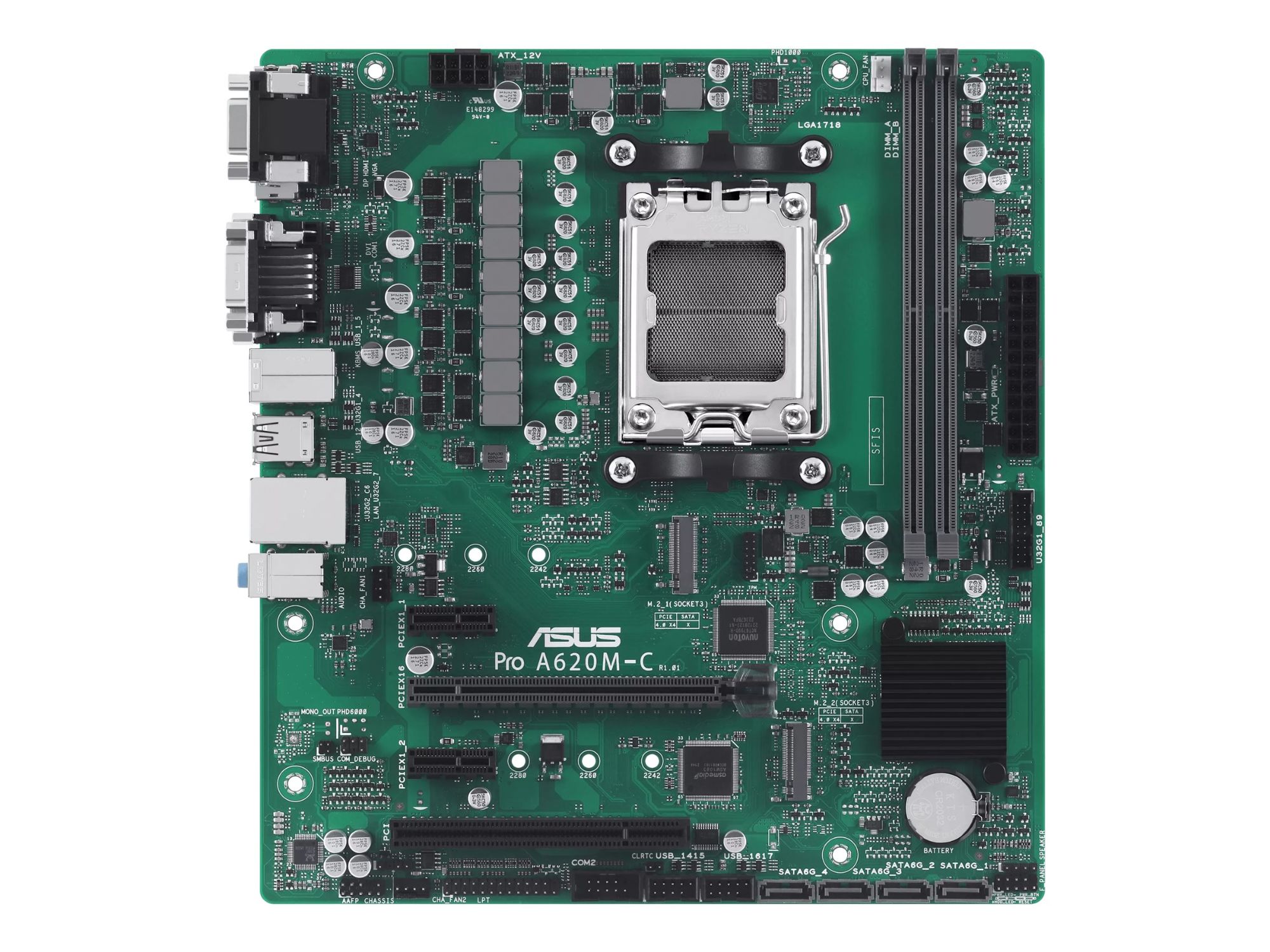 ASUS Pro A620M-C-CSM - Micro ATX Motherboard with AMD B650 Chipset