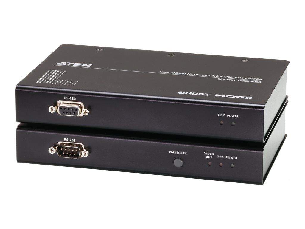 ATEN CE820-ATA - USB Extension Cable for Screen, Keyboard, Mouse, Audio, and Serial Devices - HDBaseT 2.0 - Up to 150m