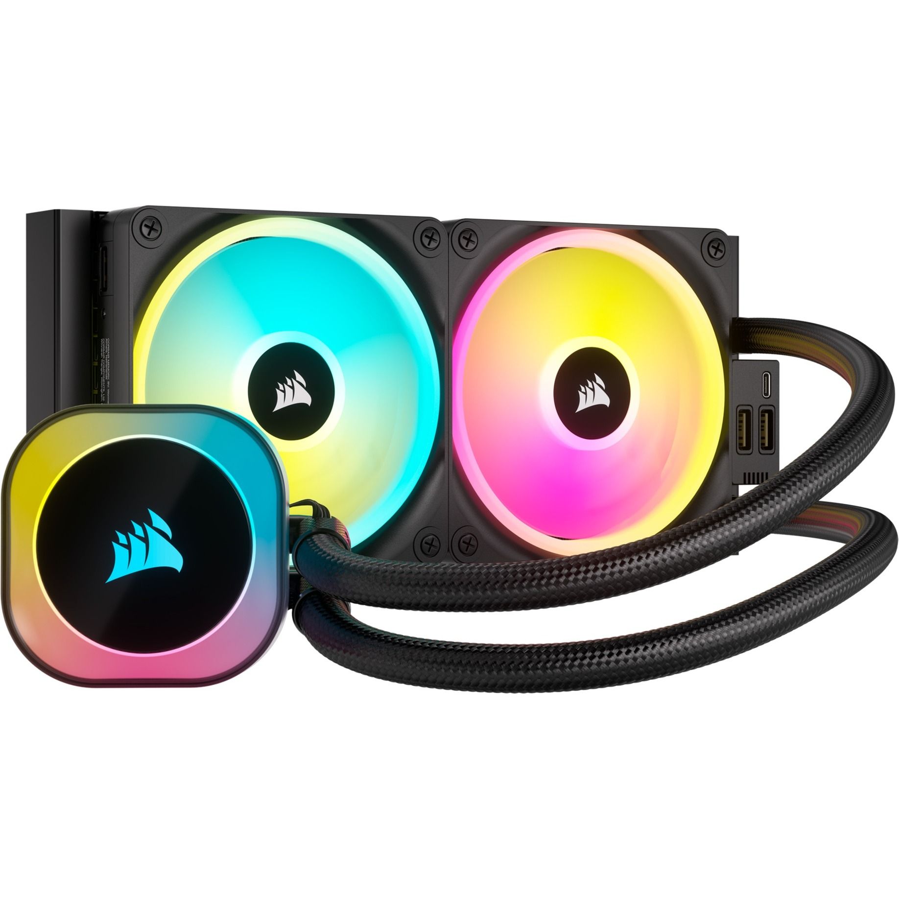 Corsair iCUE Link H115i RGB All-in-One Liquid Cooler - 280mm, Black