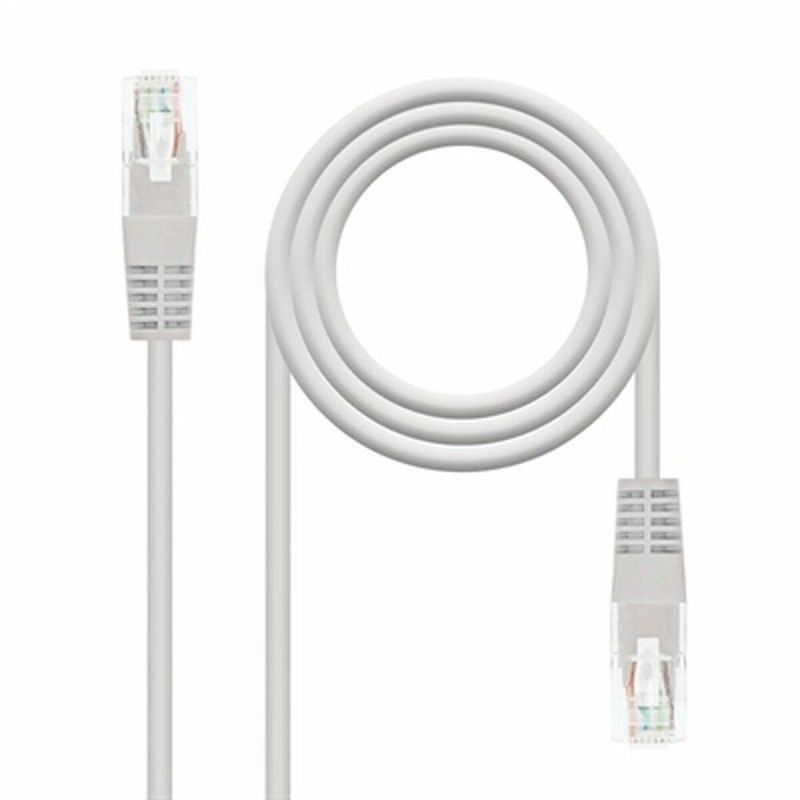 Cable de red NanoCable Cat6 rígido UTP, 1,5 m, gris