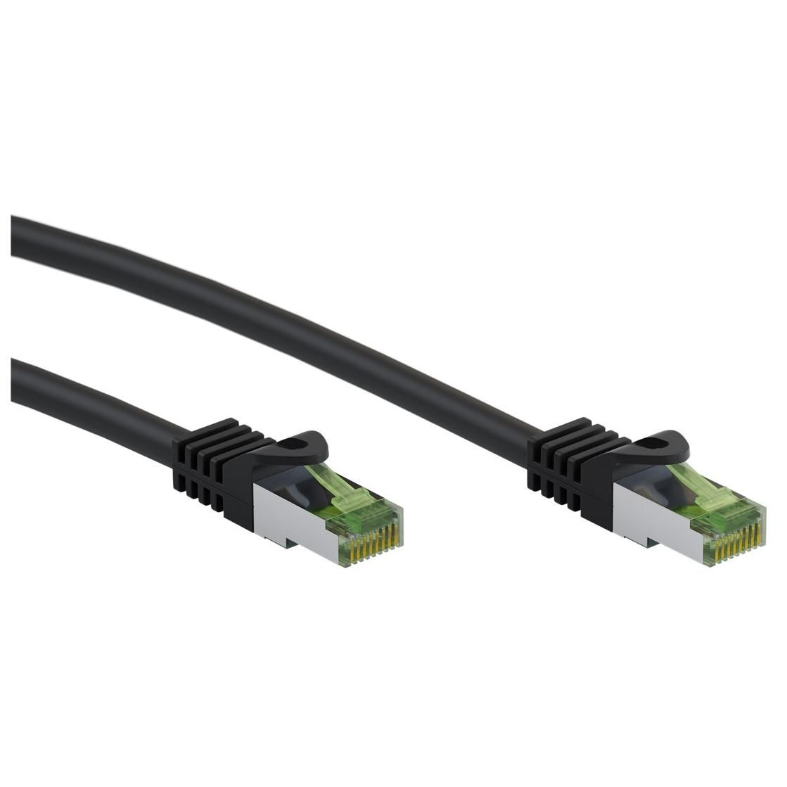 Goobay 61098 Network Cable, 10m, Cat8.1 S/FTP (S-STP) - Black