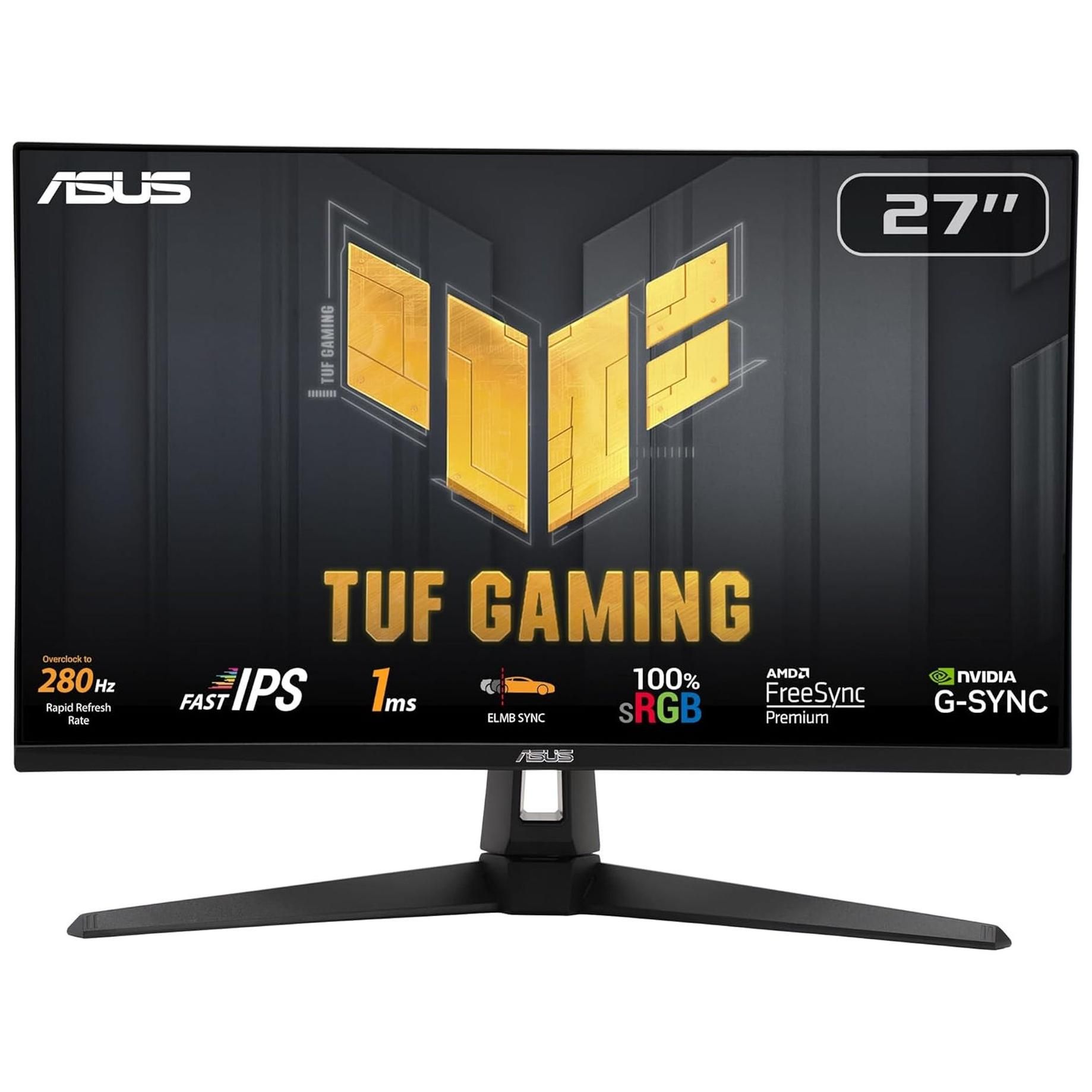 ASUS TUF Gaming VG279QM1A 27" LCD LED Monitor - 1920x1080, 16:9 HDR10