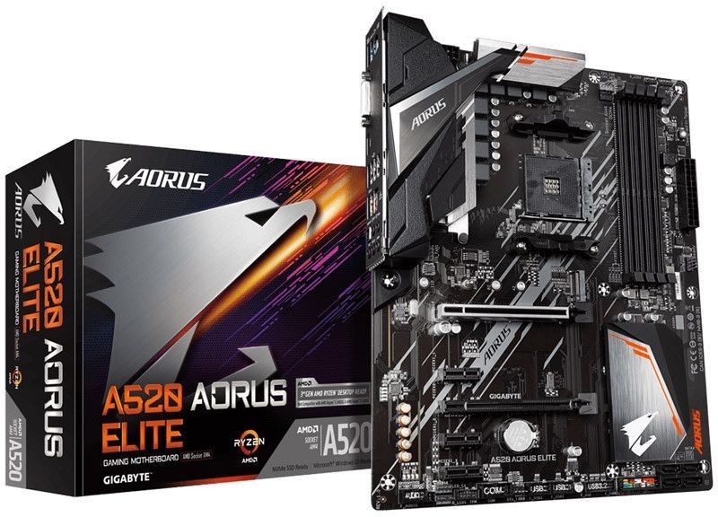 Gigabyte A520 AORUS ELITE AM4 Motherboard