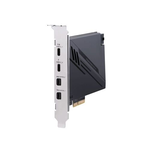 ASUS ThunderboltEX 4 - Thunderbolt Adapter - PCIe 3.0 x4 - Thunderbolt 4 x 2 - Black