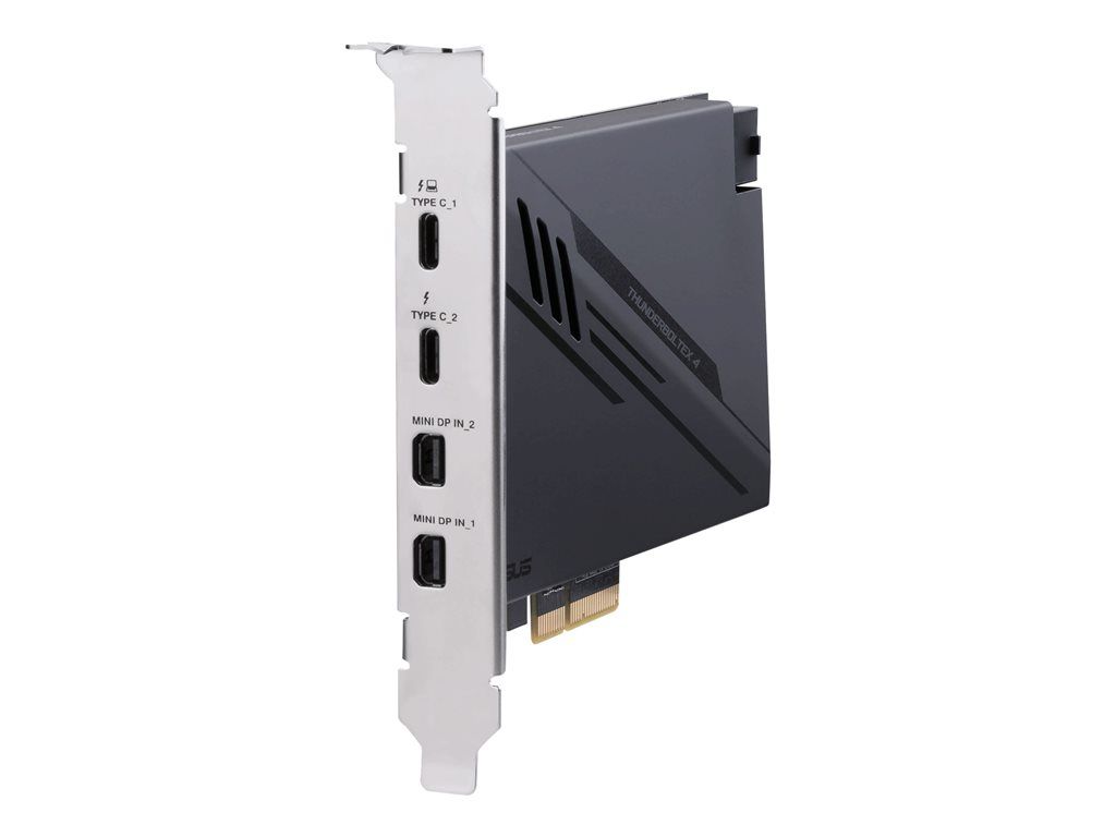 ASUS ThunderboltEX 4 - Thunderbolt Adapter - PCIe 3.0 x4 - Thunderbolt 4 x 2 - Black