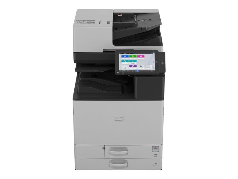 Ricoh IM C2010A Color Laser Printer - A3, 4800 x 1200 dpi, 20 ppm (color), 110-sheet capacity, LAN, USB