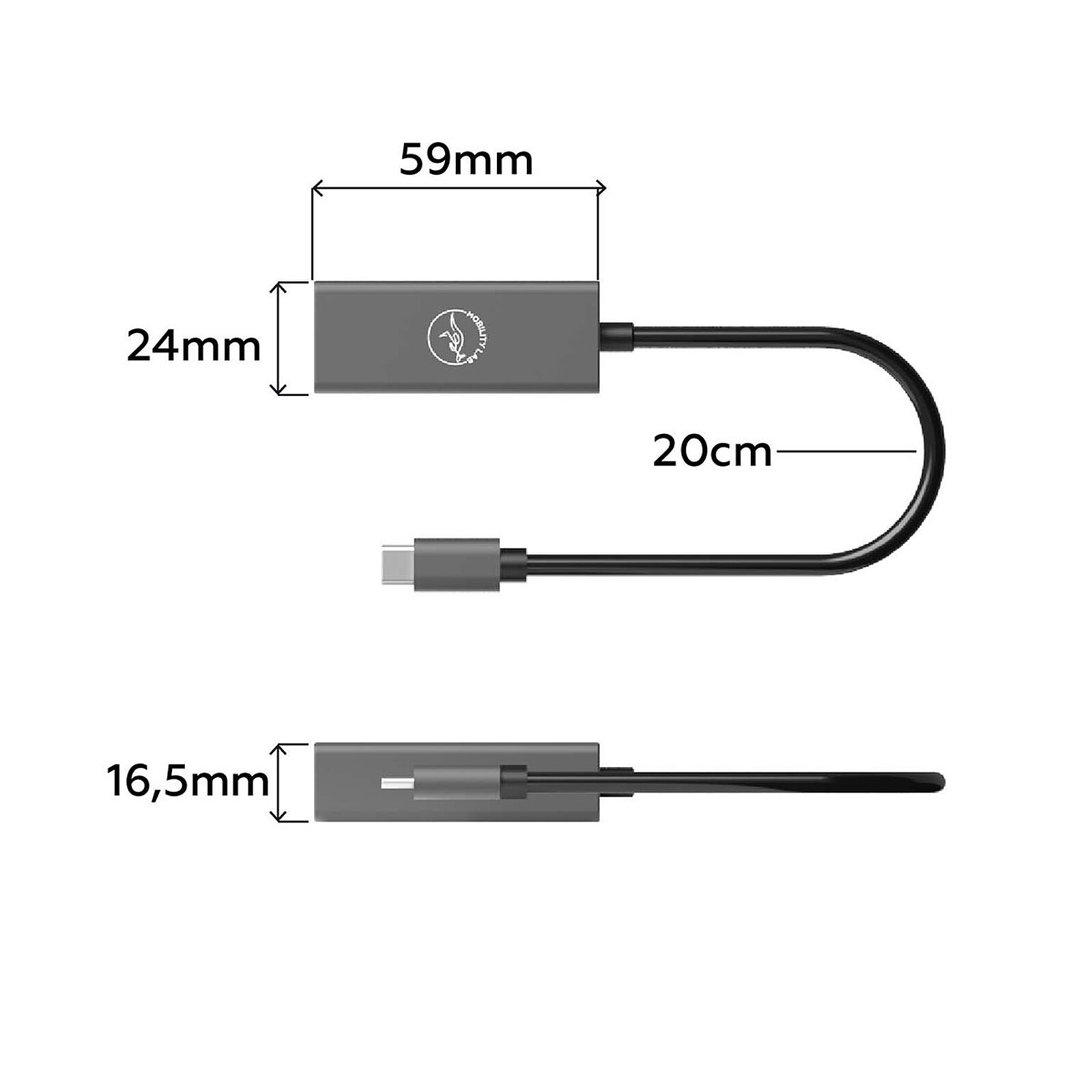 Mobility Lab USB-C / RJ45 network adapter