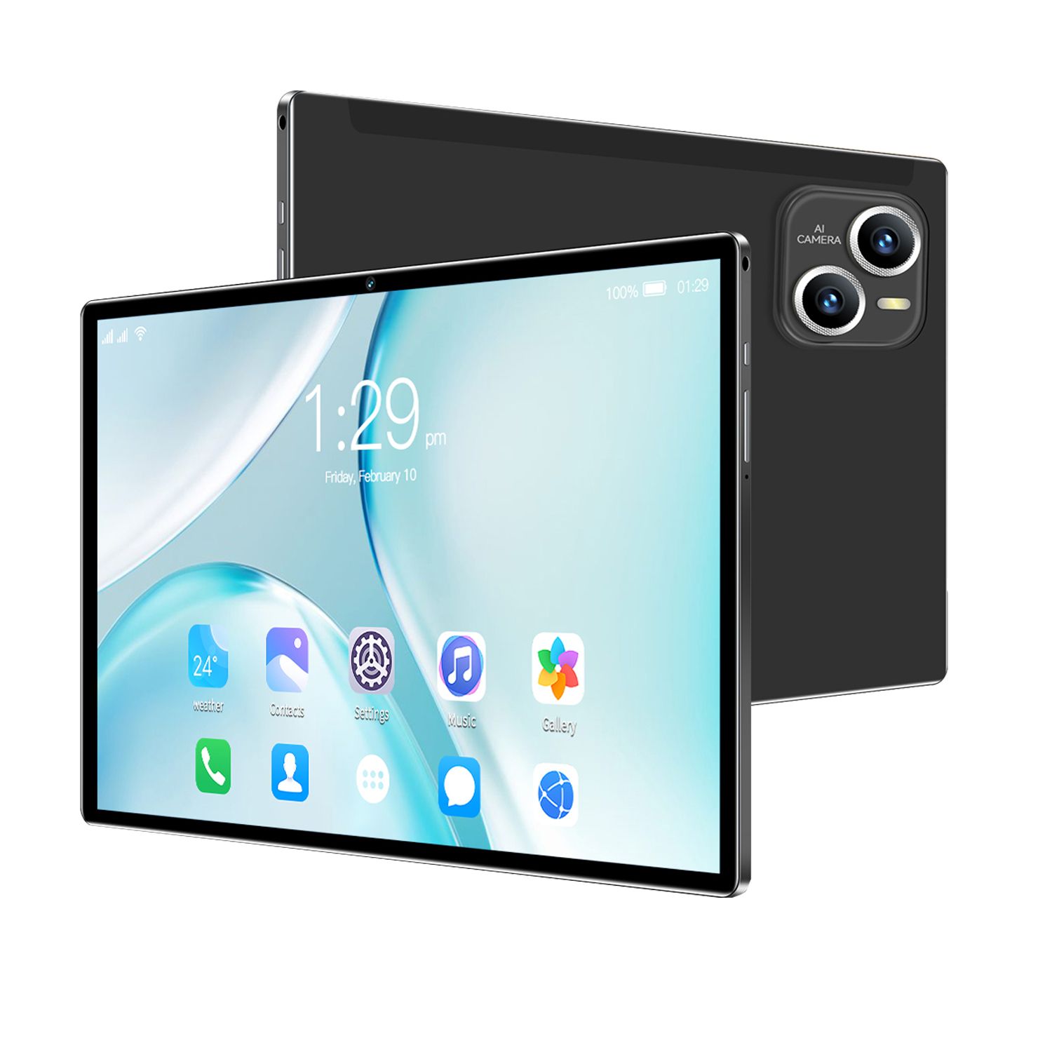 LOIDIS Air 5 (2023) 64GB, 10.1-inch WiFi Tablet - Black