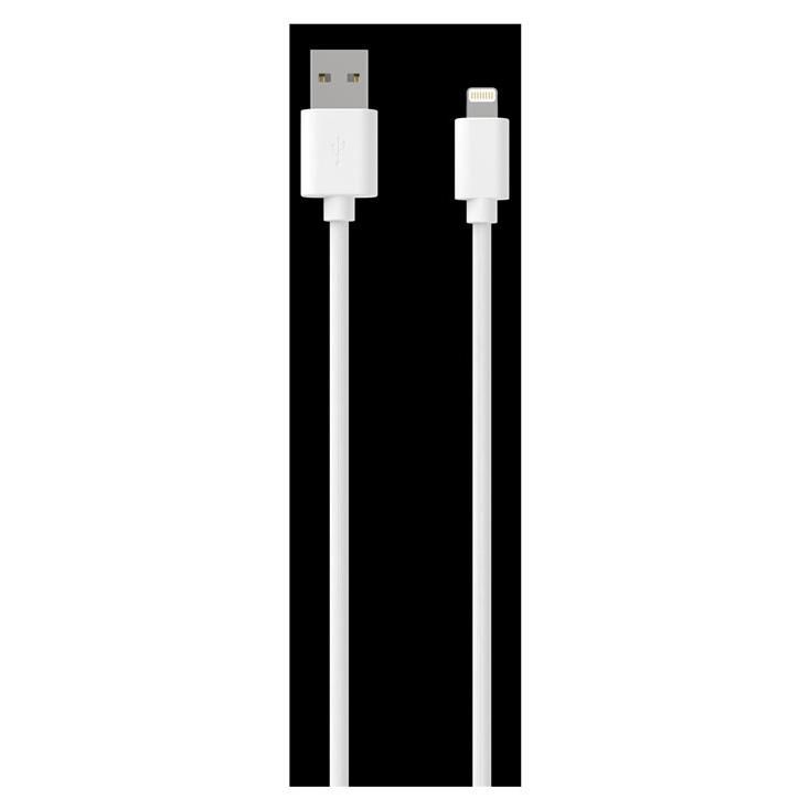 Cable JAYM POP Lightning - 1,5 m - Blanco
