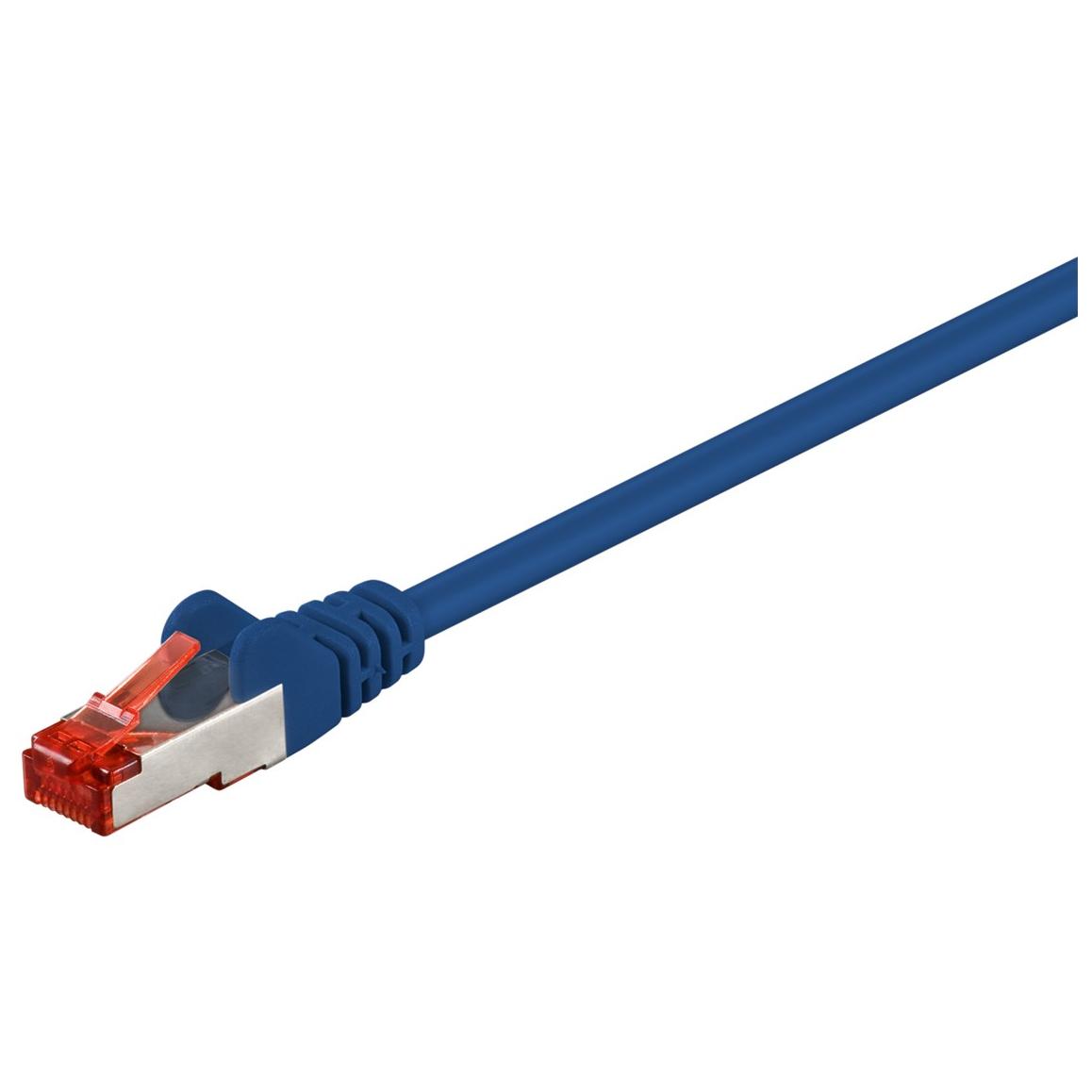 Goobay Cat6 Network Cable, 1m, Blue