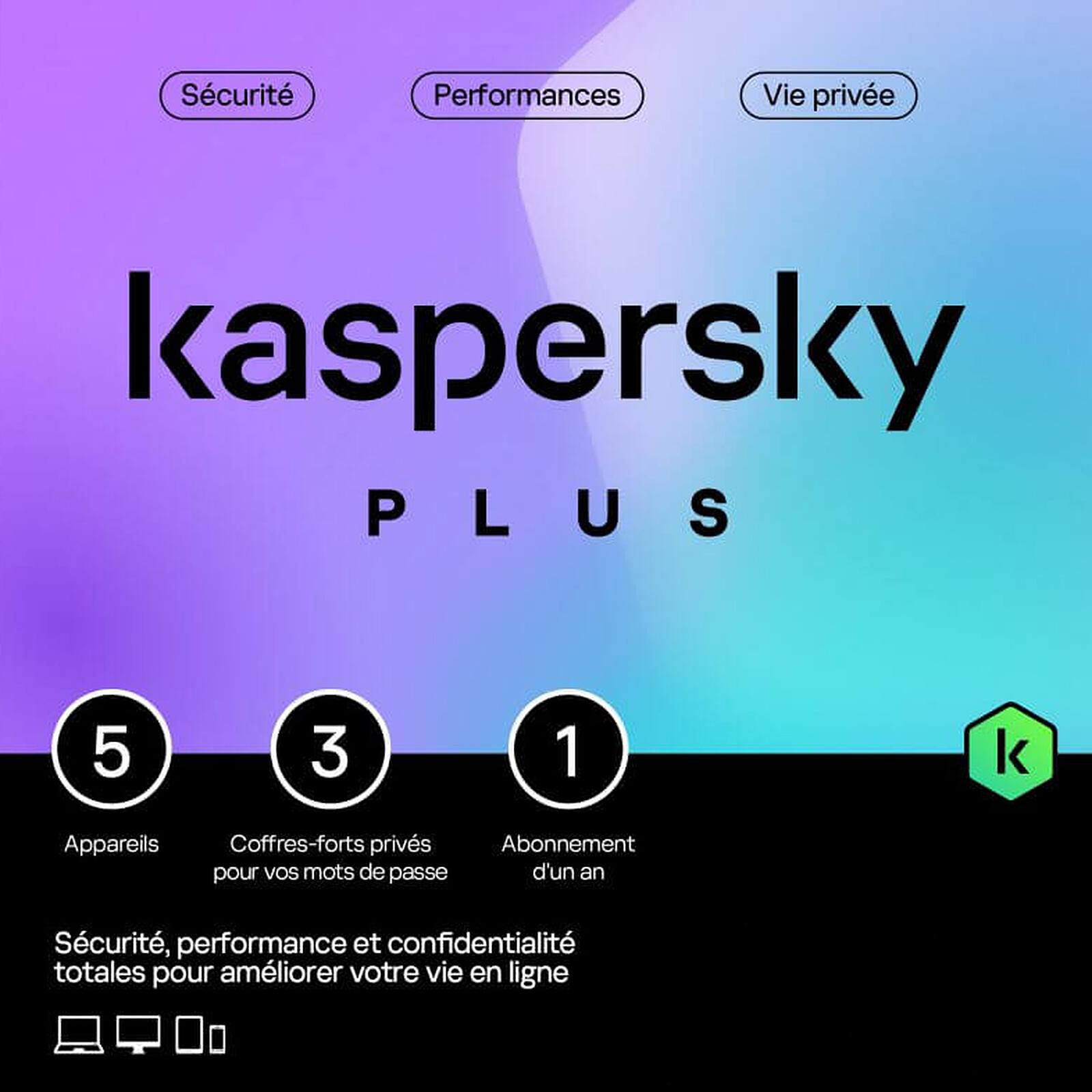 Kaspersky Anti-Virus 2023 Plus - 5 devices 1 year license 