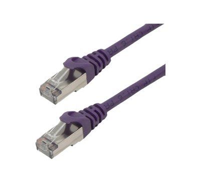 Cable de red MCL Samar Cat6 F/UTP (FTP) Violeta de 0,5 m