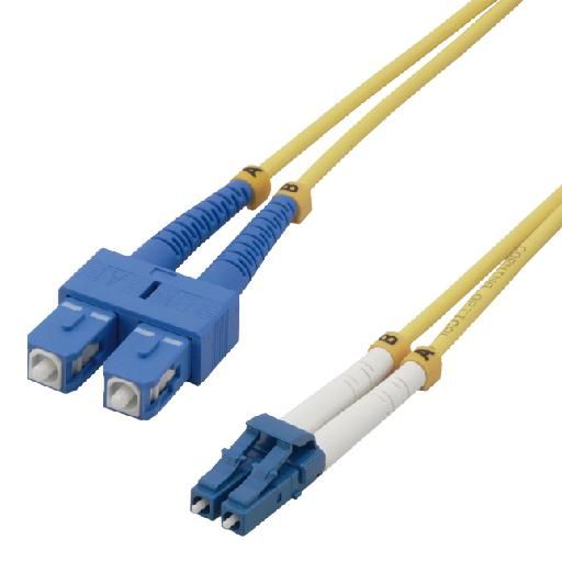 MCL Samar Network Cable - 3m LC to SC - OS2 Fiber Optic