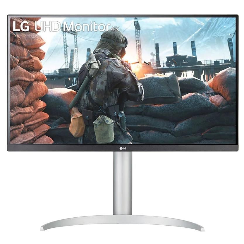 LG 27UP650P-W 27" 4K Ultra HD LED Silver Screen