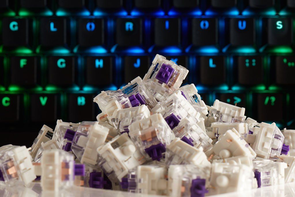 Glorious PC Gaming Race Kai-Purple Keyboard Keycap Set