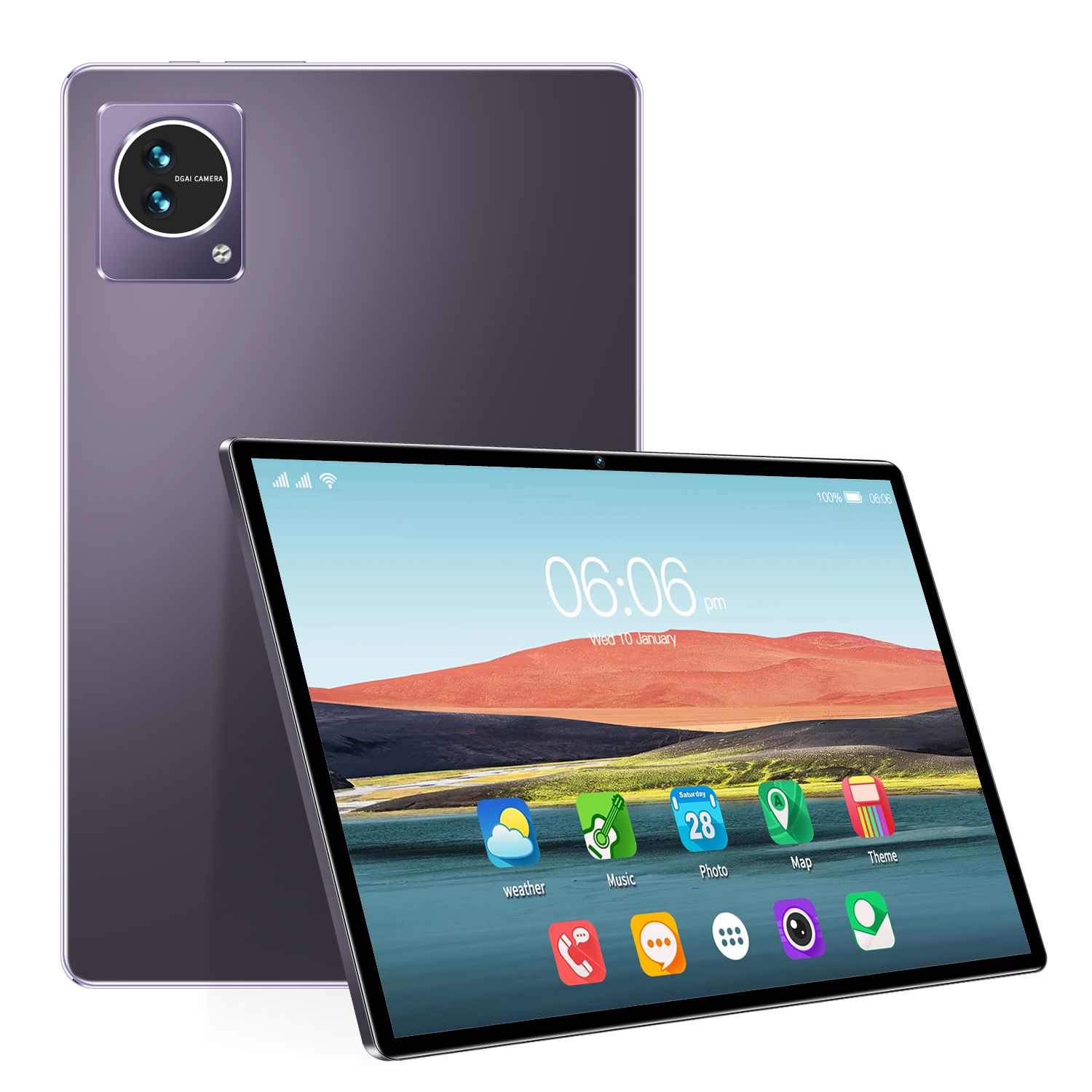 LOIDIS V10 Tablet (2023) 64GB, 10.1-inch WiFi Purple