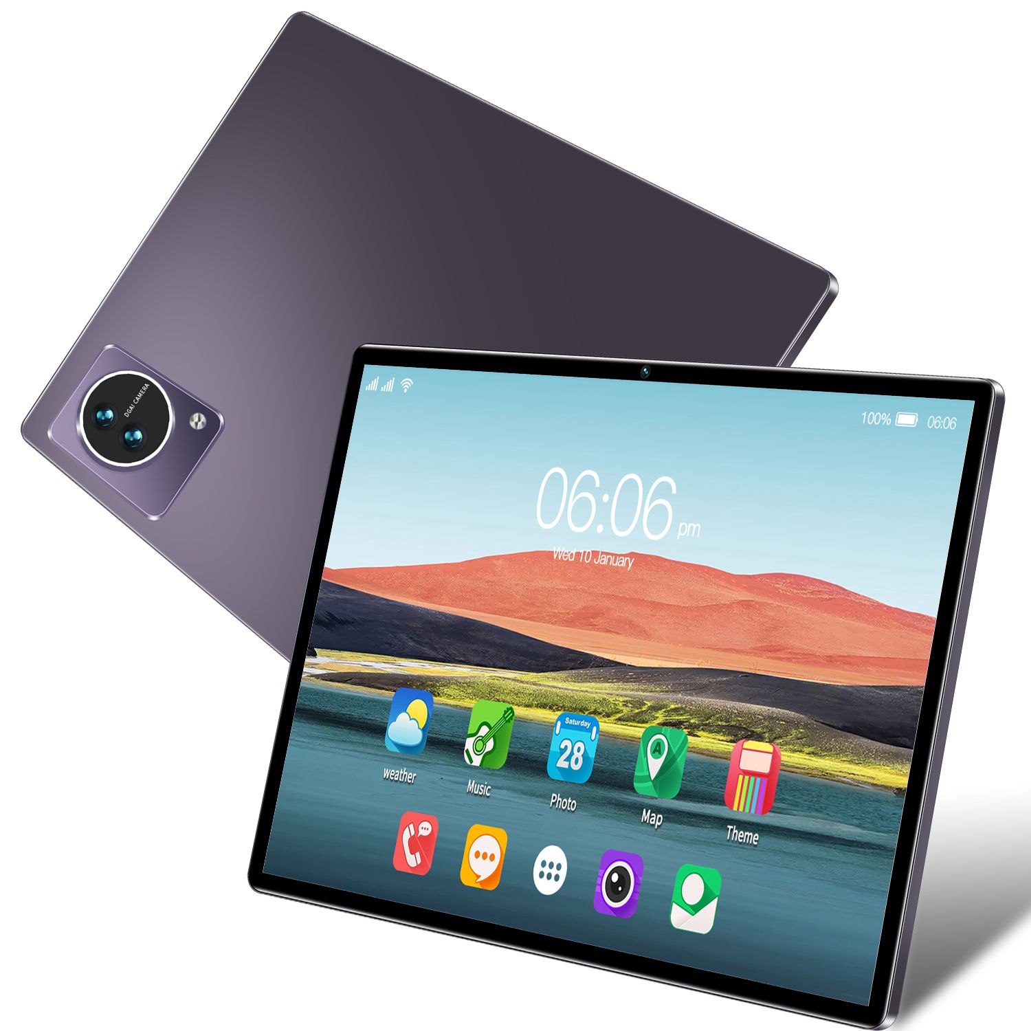 LOIDIS V10 (2023) 32GB 10.1-inch Wi-Fi Tablet - Purple