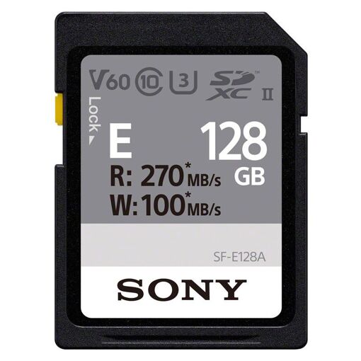 Sony 128GB SD Card UHS-II Class 3 (U3) - SFE-128-A