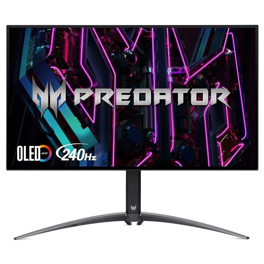 Acer Predator X27U bmiipruzx - OLED Monitor - Gaming - 27" - 2560 x 1440 WQHD @ 240Hz - 1000 cd/m² - 1500000:1 - HDR10 - 0.01ms - 2x HDMI, DisplayPort, USB-C - Speakers - Black
