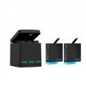 Telesin 3-Slot Charger Box for GoPro Hero 8 and 2 Batteries