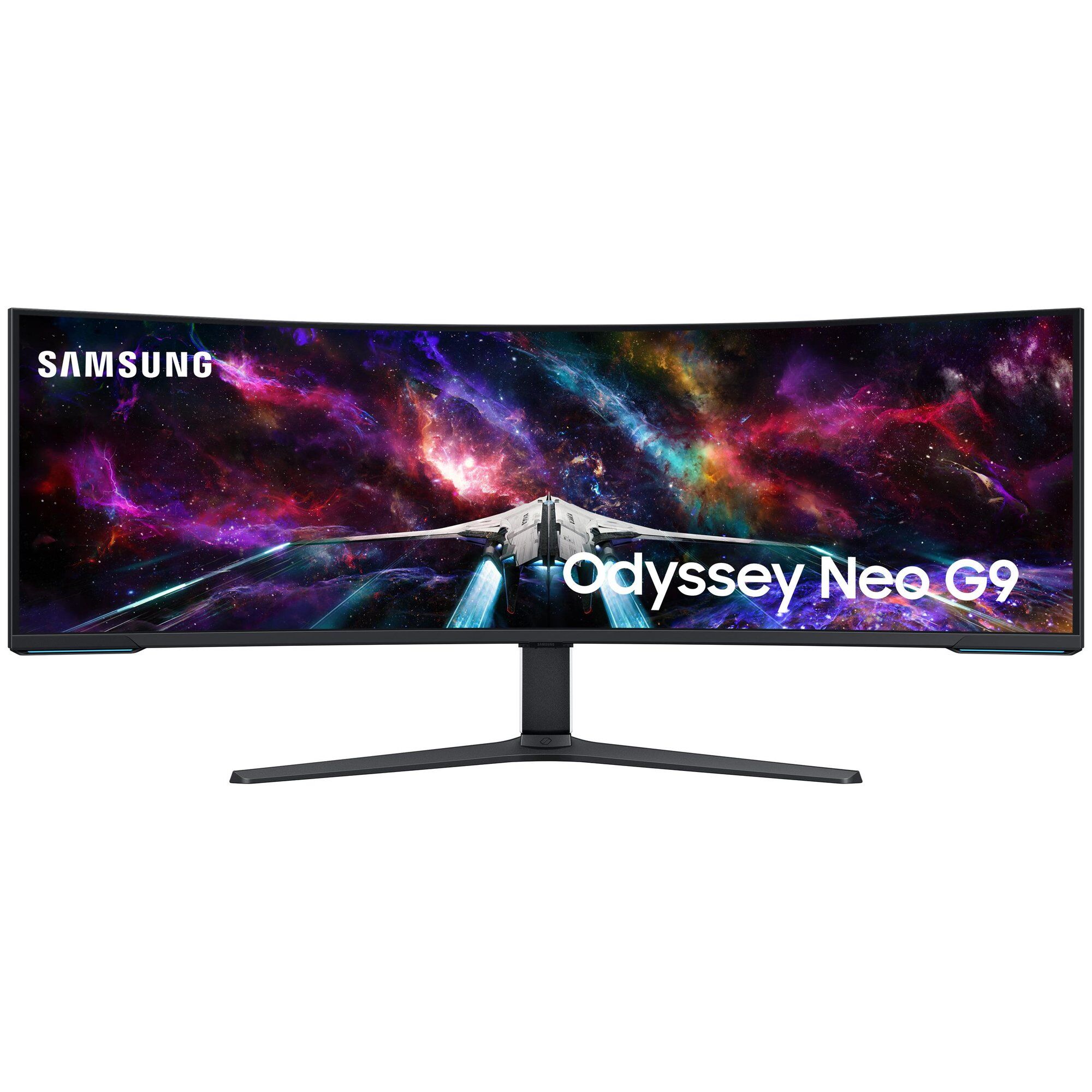 Samsung Odyssey Neo G9 S57CG952NU - G95NC Series - moniteur QLED - jeux - incurvé - 57" - 7680 x 2160 Dual UHD @ 240 Hz - VA - 1000 cd/m² - 1000000:1 - DisplayHDR 1000 - 1 ms - 3xHDMI, DisplayPort - noir, blanc