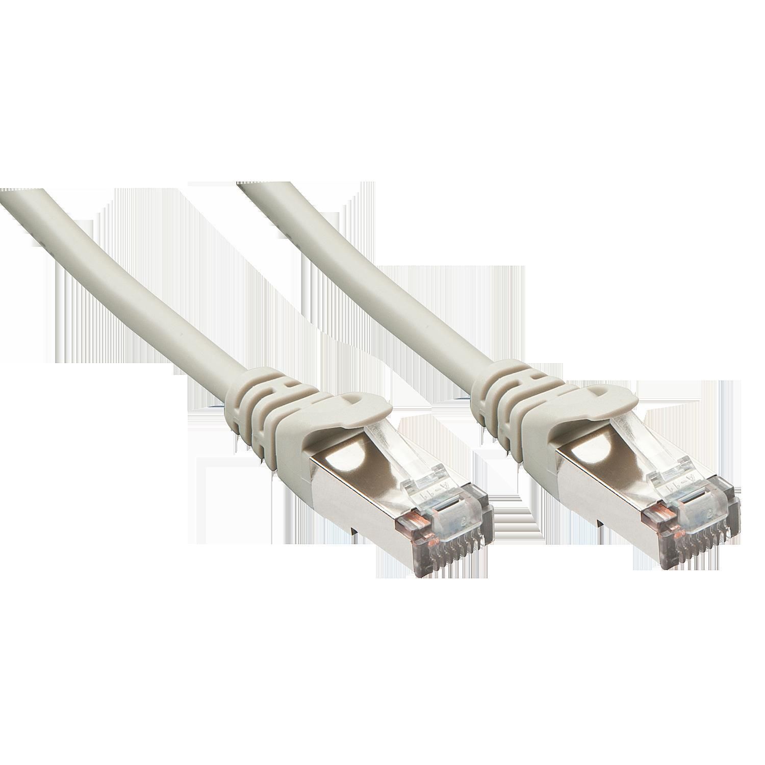 Lindy Network Cable - RJ-45 (M) to RJ-45 (M) - Shielded Twisted Pair (UTP) - Cat 5e - Snagless Barrel - Grey