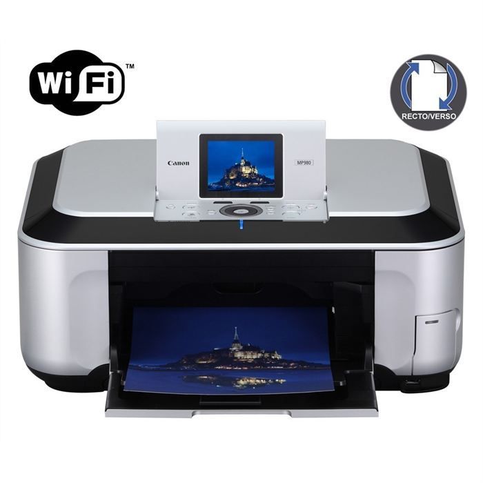 Canon MP 980 (3-in-1) Wi-Fi and Ethernet All-in-One Printer