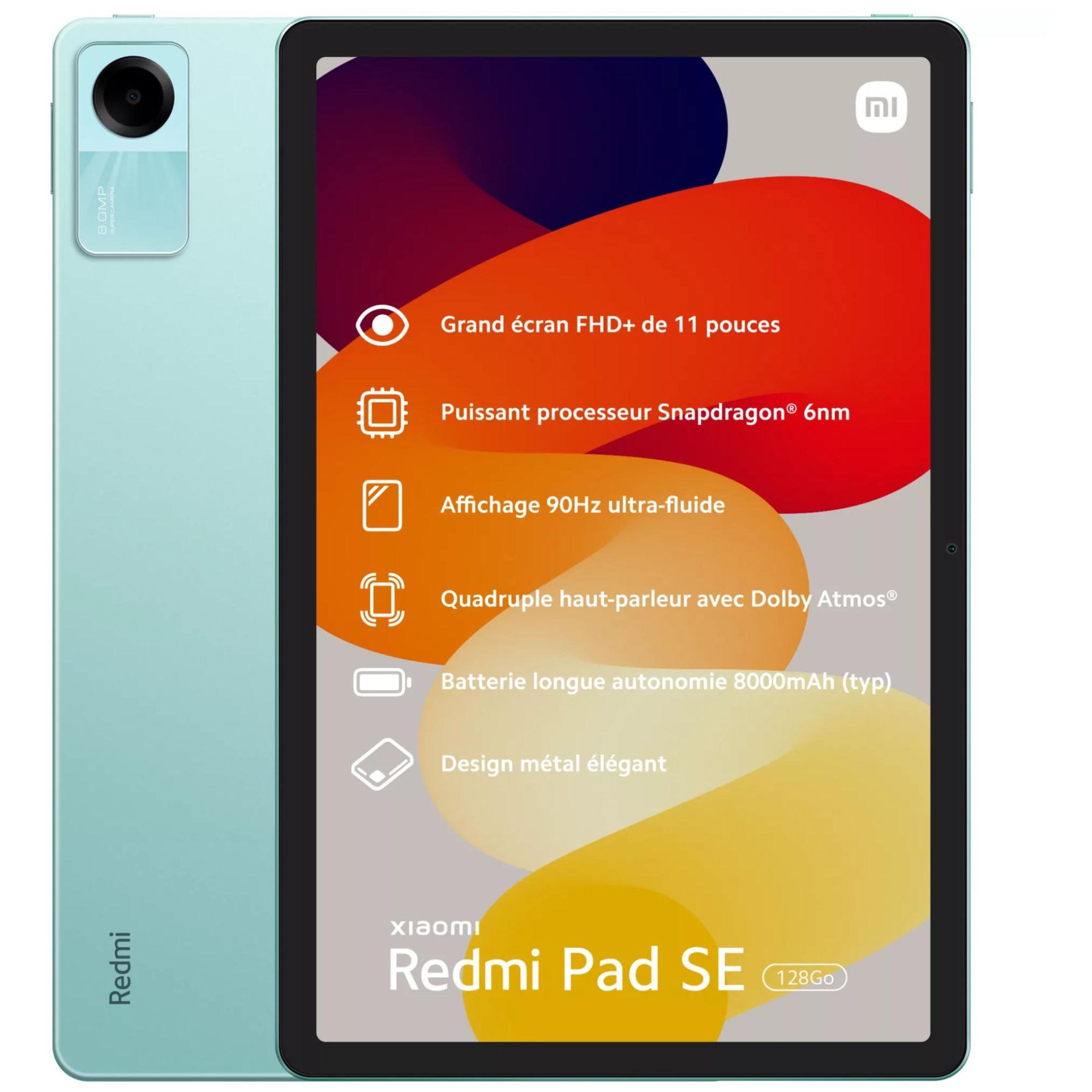 Xiaomi Redmi Pad SE 128GB, 11-inch Mint Green