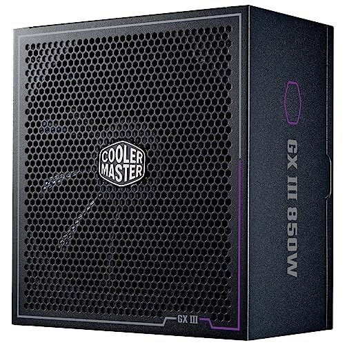 Cooler Master GX III Gold 850W Power Supply (Black, Cable Management, 850W)