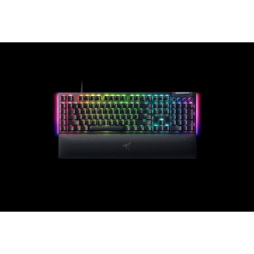 Clavier de jeu Razer BlackWidow V4, USB, Disposition QWERTY, Interrupteurs mécaniques, Éclairage LED RGB, Noir