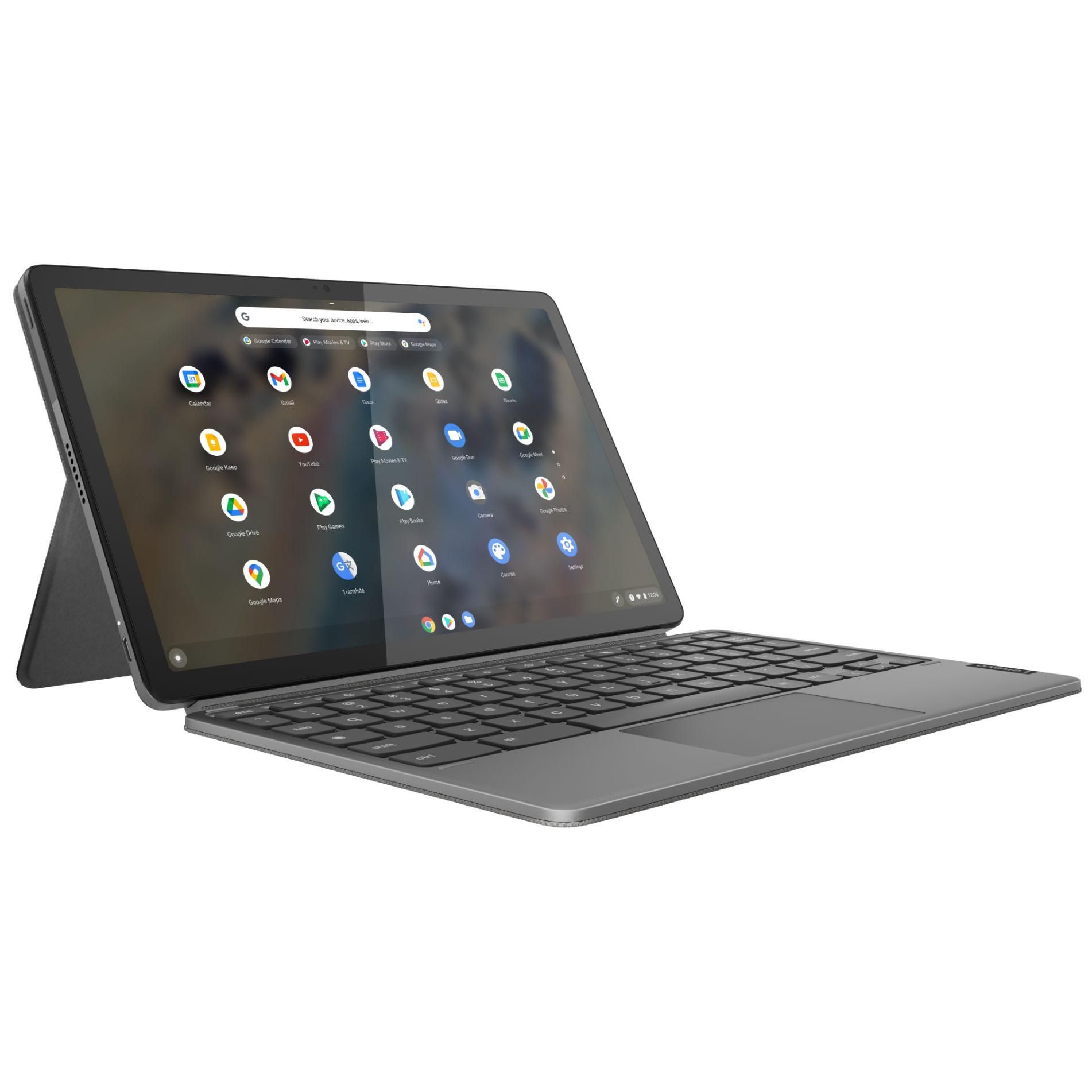 Lenovo IdeaPad Duet 3 Chromebook 11Q727 82T6 - 10.95" Snapdragon 7c Gen 2 Kryo 468 8GB RAM 128GB SSD Qualcomm Adreno - Grey AZERTY