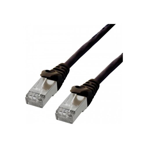 Câble MCL Cat6 RJ-45, 3 m, Paire torsadée blindée (F/UTP), Noir
