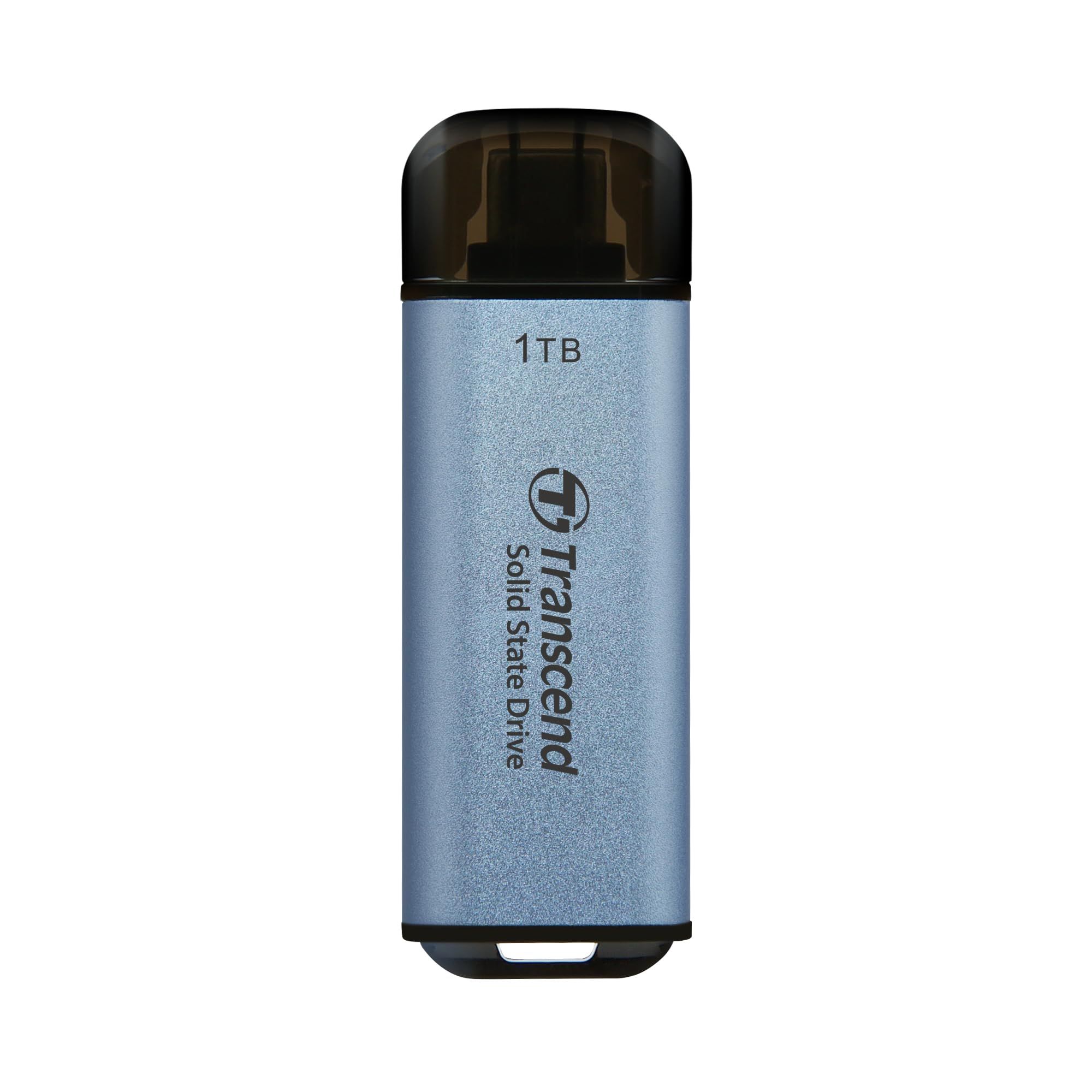 Transcend ESD300C - 1TB SSD - Portable External - USB 3.2 Gen 2x1 (USB-C Connector) - Light Blue