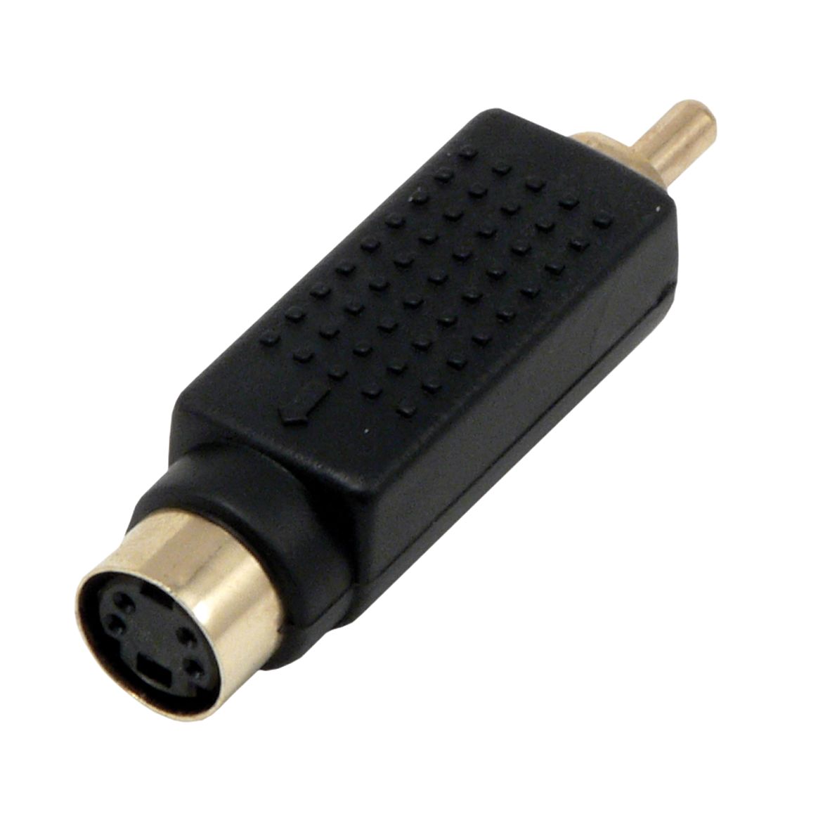 Adaptador de vídeo MCL - S-Vídeo/Vídeo compuesto - Femenino Mini-DIN de 4 pines a macho RCA