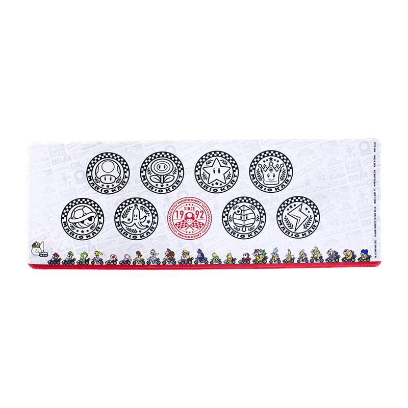 Mario Kart Desk Mat - Official License Emblèmes des Coupes