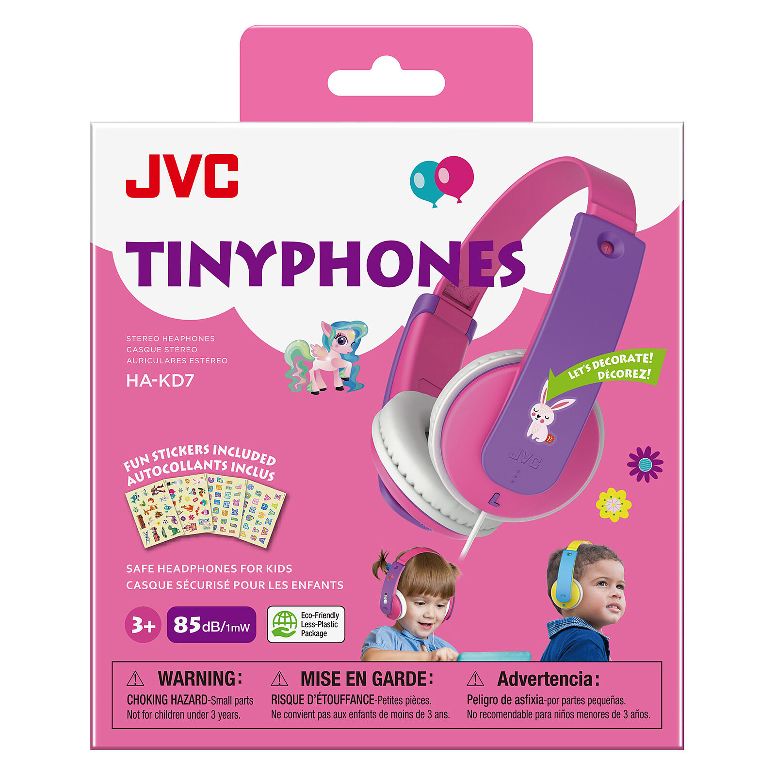 Casque JVC HA-KD7 Rose