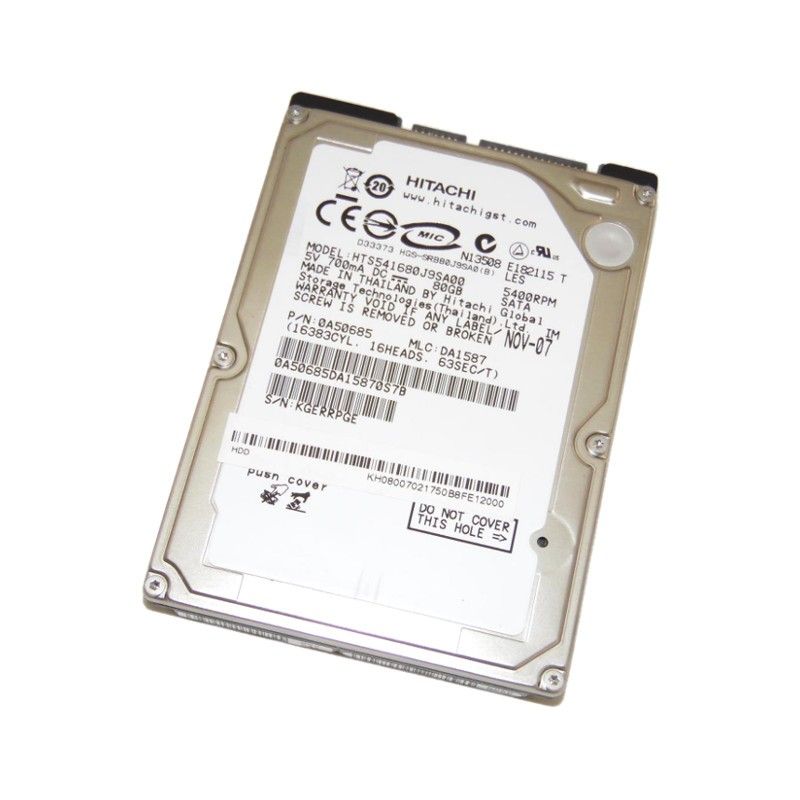 Hitachi 80GB 2.5-inch SATA Hard Drive