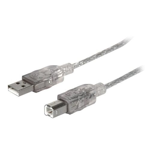 IC Intracom Manhattan USB-A to USB-B Cable, 5m, Silver