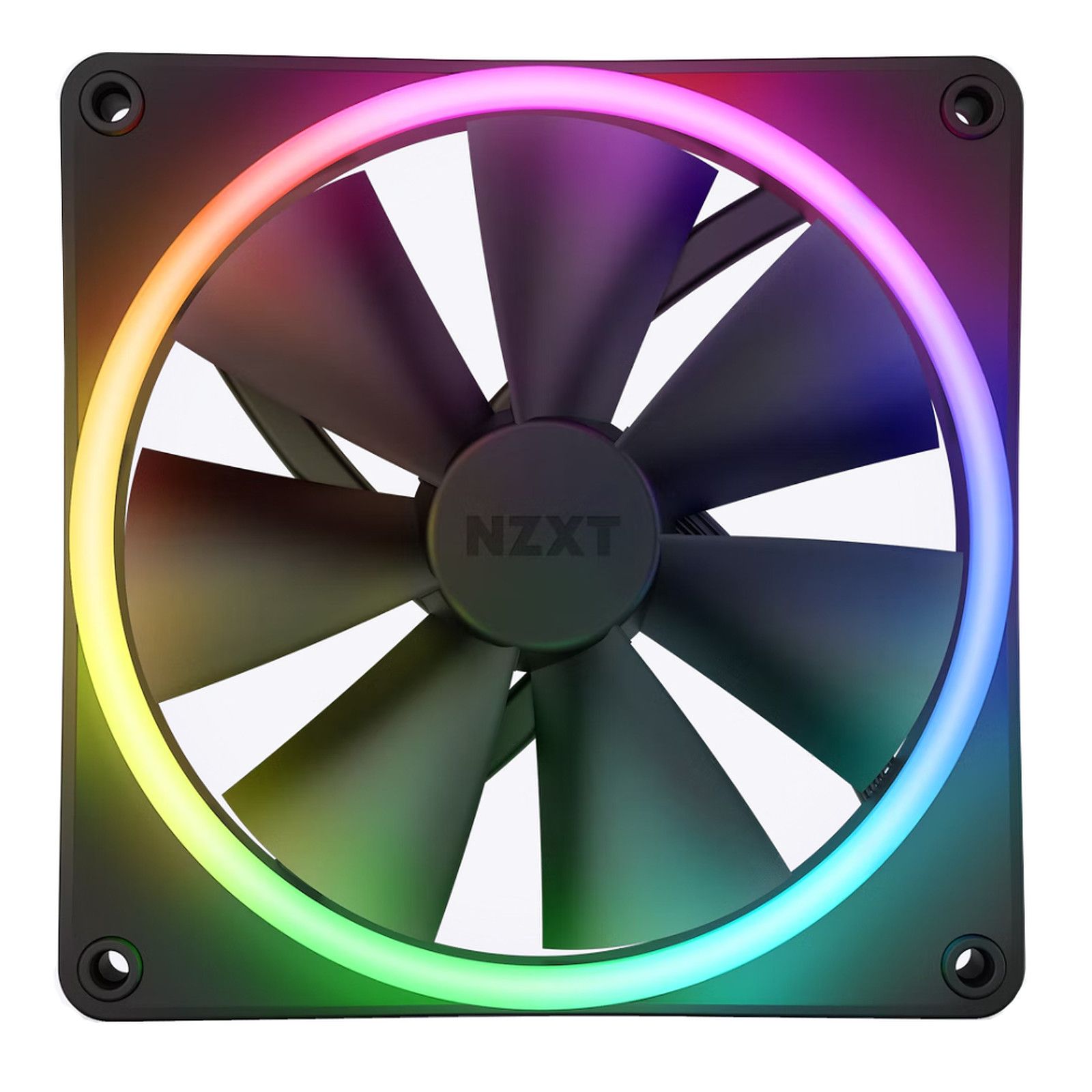 NZXT F140 RGB Duo Fan - 14cm Black