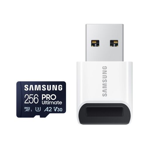Samsung PRO Ultimate 256GB MicroSDXC Card - Blue