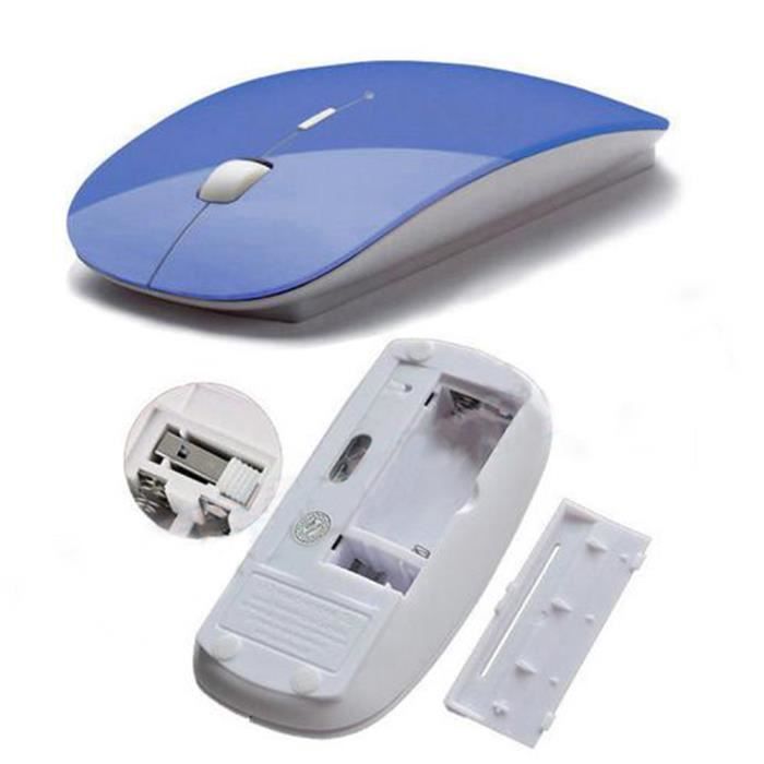 SELLMORE Wireless Mouse - Ultra Thin - 16 Channels - Automatic Frequency Hopping - Optical