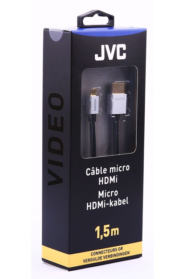 JVC Micro HDMI Cable 1.5m Gold