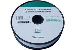 Temium 15M Coaxial Cable Reel