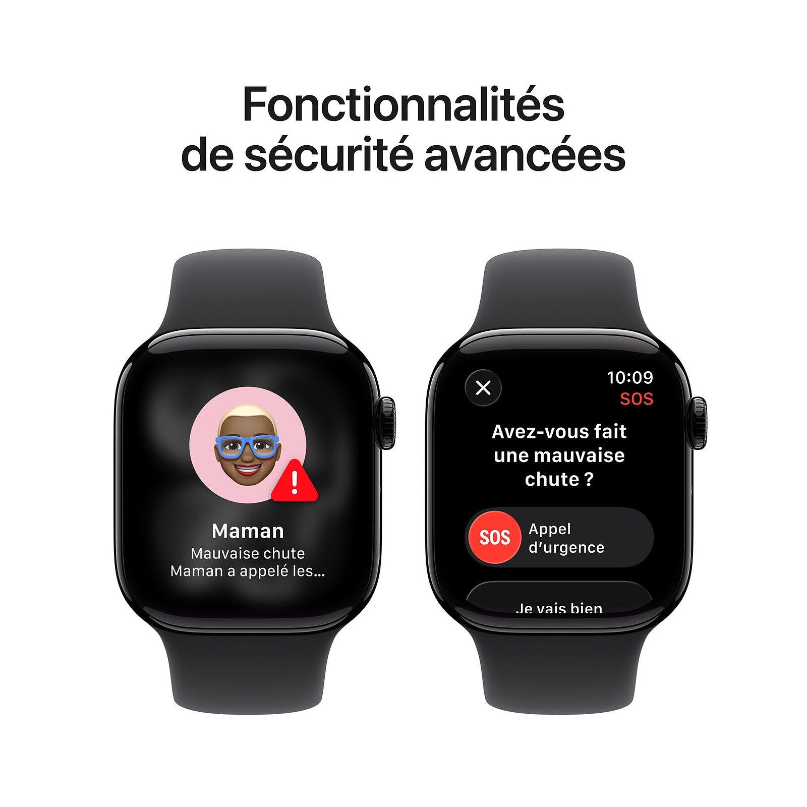 Apple Watch Series 11 GPS 42 mm Jet Black Aluminium Sport Band Black M/L