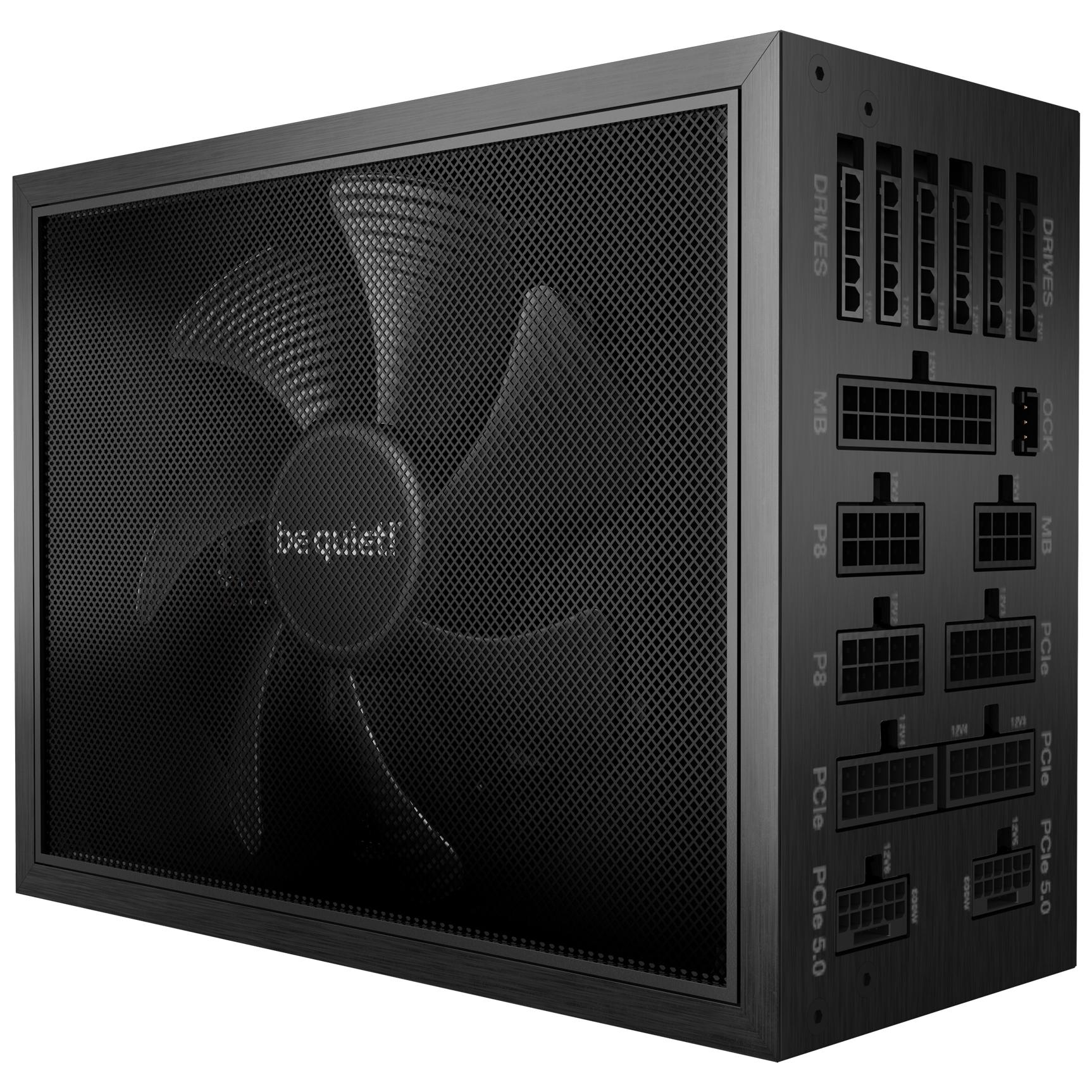be quiet! Dark Power Pro 13 1600W - Fuente de alimentación PC - ATX12V 3.0 / EPS12V 2.92 - 80 PLUS Titanium - CA 115-240 V - 1600 W - PFC Activo - Negro